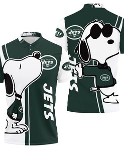 New York Jets Snoopy Lover 3d Printed Polo Shirt All Over Print Shirt 3d T-shirt