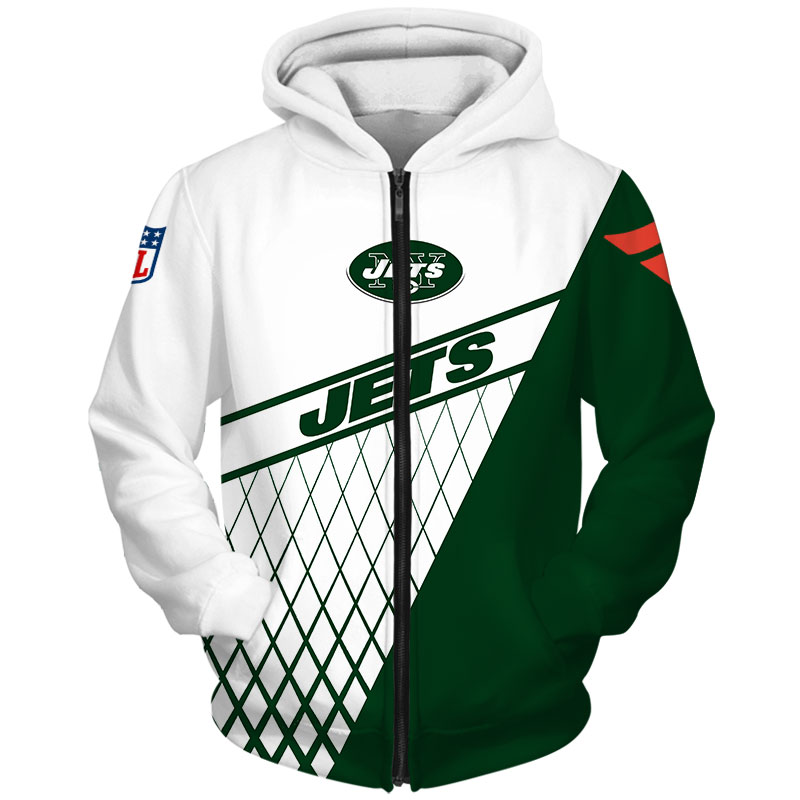 New York Jets Zip Hoodie Zip Hoodie Gift for Fan - Image 2