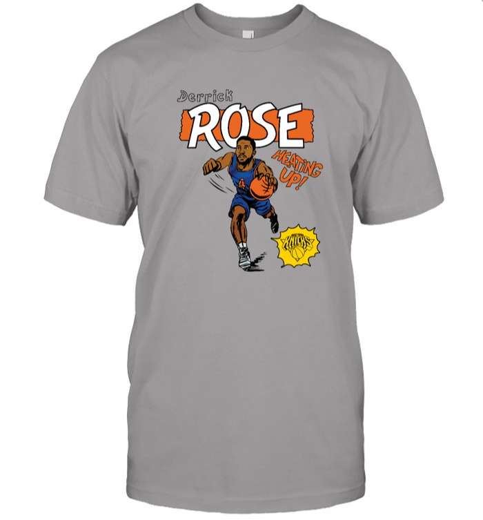 New York Knicks Derrick Rose Homage Royal Comic Book Player Tri-Blend T-Shirt