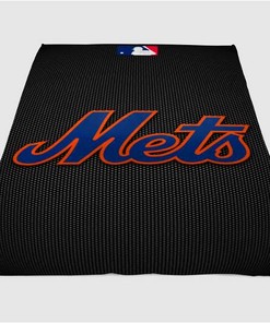 New York Mets Sherpa Fleece Blanket Gifts for Family, for Couple