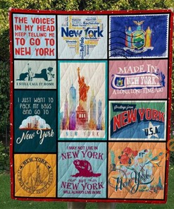 New York Quilt Blanket Bedding Set