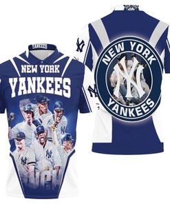 New York Yankees 6 Legends Players Clinched For Fan Polo Shirt All Over Print Shirt 3d T-shirt