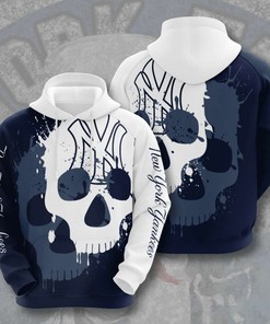 New York Yankees Custom Sport All Over Print Hoodie 3D 2