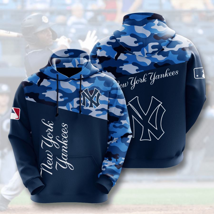 New York Yankees Custom Sport All Over Print Hoodie 3D 21