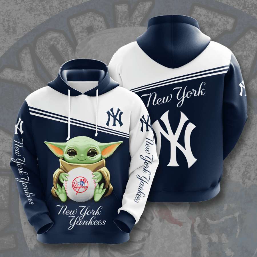 New York Yankees Custom Sport All Over Print Hoodie 3D 23