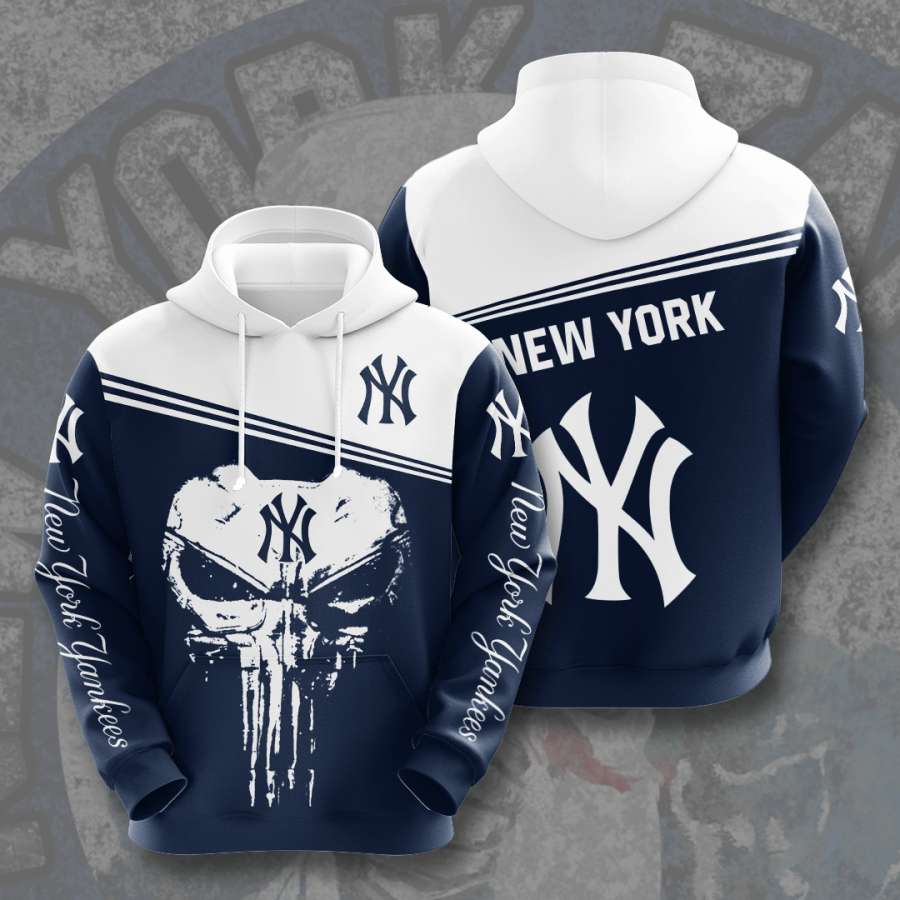 New York Yankees Custom Sport All Over Print Hoodie 3D 25