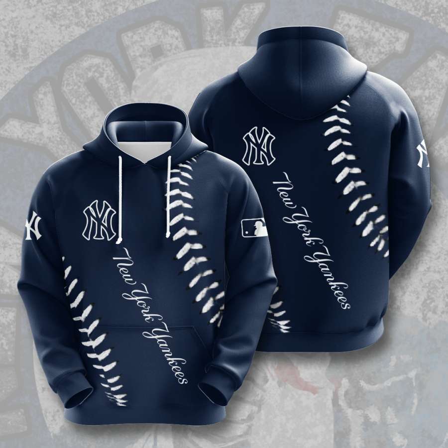 New York Yankees Custom Sport All Over Print Hoodie 3D 30