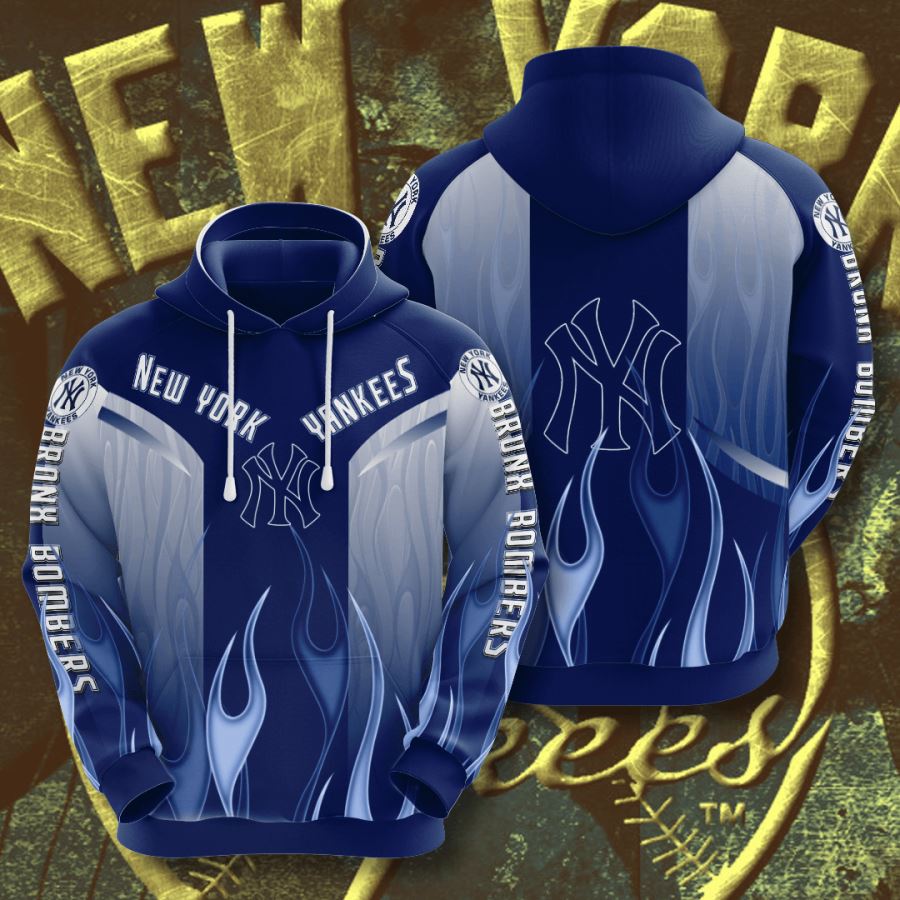 New York Yankees Custom Sport All Over Print Hoodie 3D 32