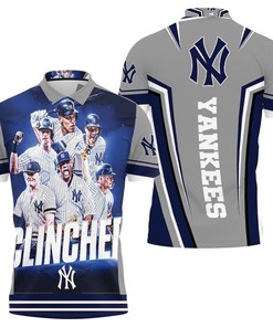New York Yankees Players Clinched Polo Shirt All Over Print Shirt 3d T-shirt