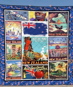 New Zealand National Quilt Blanket Bedding Set