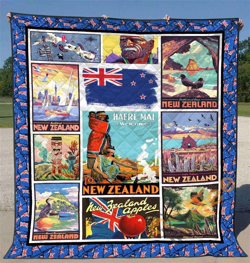New Zealand National Quilt Blanket Bedding Set