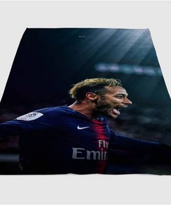 Neymar Backgrounds Sherpa Fleece Blanket Gifts for Family, for Couple