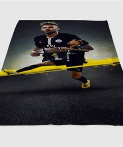 Neymar Psg Sherpa Fleece Blanket Gifts for Family, for Couple