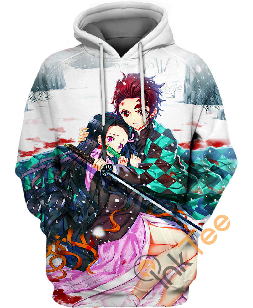 Nezuko Vs Tanjirou Hoodie 3D