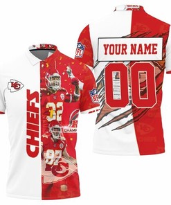 Nfl 2020 Kansas City Chiefs Afc West Division Champion Great Team Personalized 3D All Over Print Polo Shirt