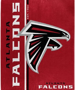 Nfl Atlanta Falcons Team Colors Sherpa Blanket Fleece Blanket Gifts for Fans
