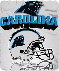 Nfl Carolina Panthers Sherpa Blanket Fleece Blanket Gifts for Fans