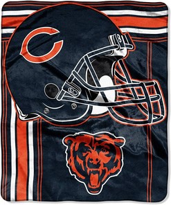 Nfl Chicago Bears Sherpa Blanket Fleece Blanket Gifts for Nfl Fans