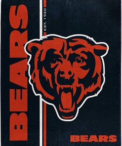 Nfl Chicago Bears Team Colors Sherpa Blanket Fleece Blanket Gifts for Fans