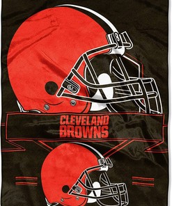 Nfl Cleveland Browns Sherpa Blanket Fleece Blanket Gifts for Fans