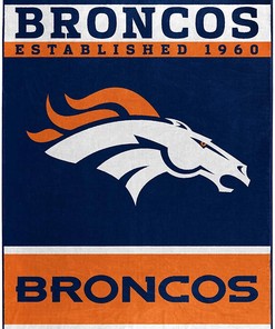 Nfl Denver Broncos Sherpa Blanket Fleece Blanket Gifts for Fans