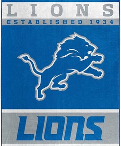 Nfl Detroit Lions Sherpa Blanket Fleece Blanket Gifts for Fans