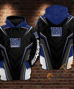 Nfl Football New York Giants Fan Hoodie 3d