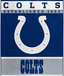 Nfl Indianapolis Colts Sherpa Blanket Fleece Blanket Gifts for Fans