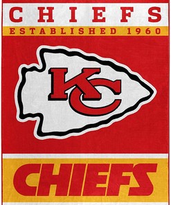 Nfl Kansas City Chiefs Sherpa Blanket Fleece Blanket Gifts for Nfl Fans