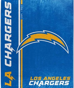 Nfl Los Angeles Chargers Team Colors Sherpa Blanket Fleece Blanket Gifts for Fans