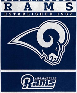 Nfl Los Angeles Rams Sherpa Blanket Fleece Blanket Gifts for Fans