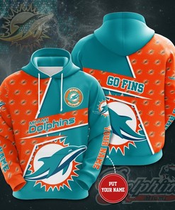 Nfl Miami Dolphins 3D Hoodie For Miami Dolphins Fan