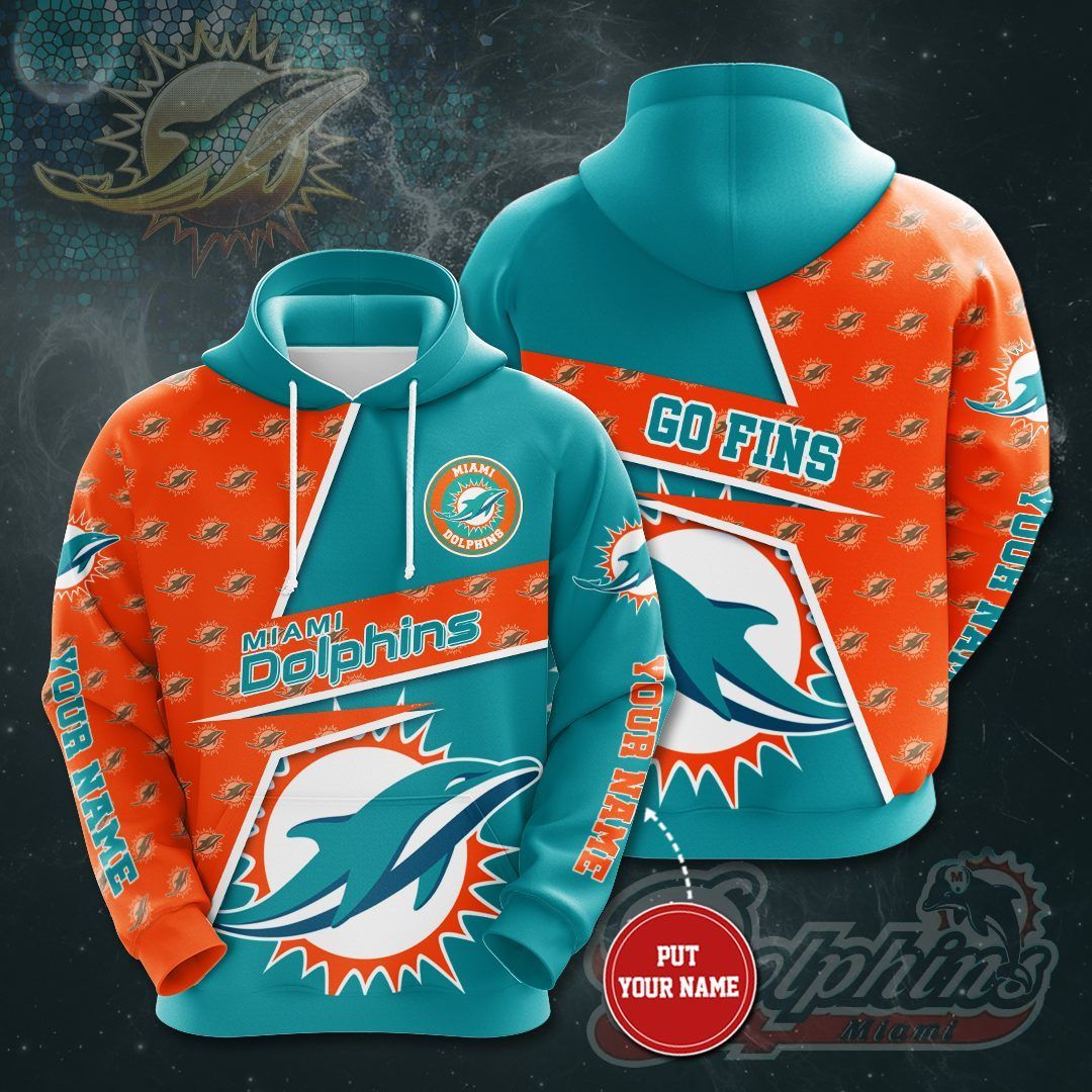 Nfl Miami Dolphins 3D Hoodie For Miami Dolphins Fan