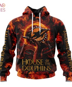 Nfl Miami Dolphins Game Of Thrones House Of The Dolphins Zip Hoodie 3D
