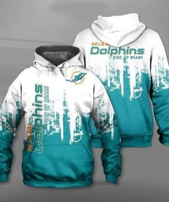 Nfl Miami Dolphins Hoodie 3D All Over Printed