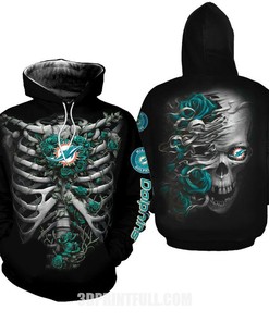 Nfl Miami Dolphins Hoodie 3D Baby Yoda