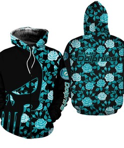 Nfl Miami Dolphins Hoodie 3D Floral Limited Edition All Over Print