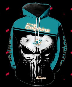 Nfl Miami Dolphins Hoodie 3D For Fans