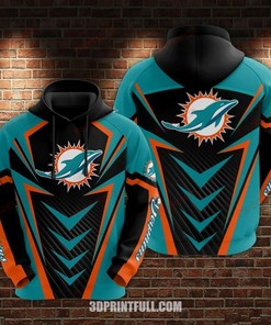 Nfl Miami Dolphins Hoodie 3D For Fans Logo