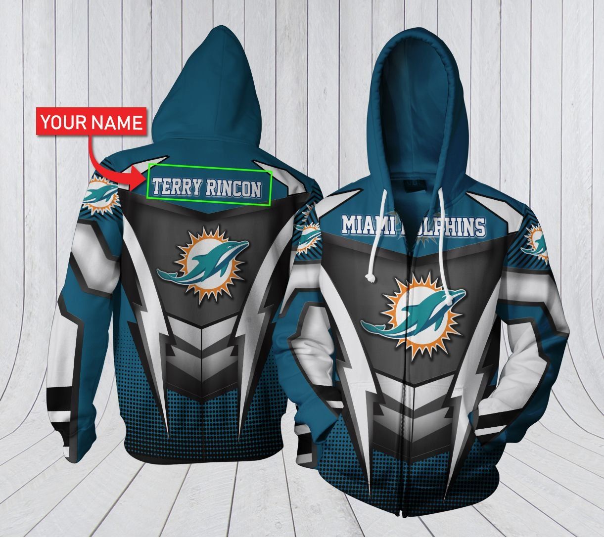 Nfl Miami Dolphins Hoodie 3D Gifts For Fan