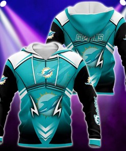 Nfl Miami Dolphins Hoodie 3D Graphic Sport Printing