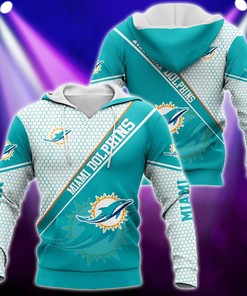 Nfl Miami Dolphins Hoodie 3D Graphic Sport Printing Gifts For Fans