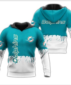 Nfl Miami Dolphins Hoodie 3D Limited Edition All Over Print Zip