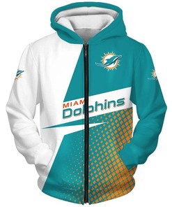 Nfl Miami Dolphins Hoodie 3D Printed