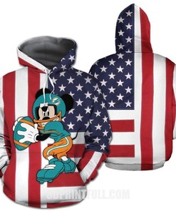 Nfl Miami Dolphins Hoodie Christmas Mickey Limited Edition Unisex