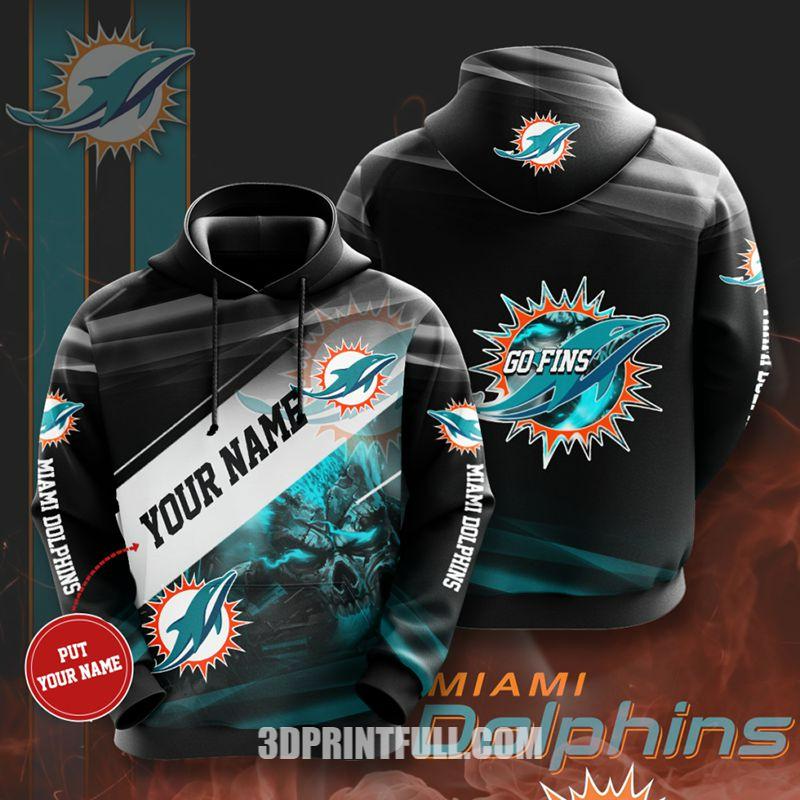 Nfl Miami Dolphins Hoodie Ninja Cloud Limited Edition All Over Print