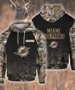 Nfl Miami Dolphins Hunting Hoodie 3D For Fan