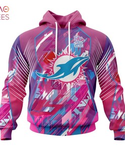 Nfl Miami Dolphins I Pink I Can! Fearless Again Breast Cancer Hoodie 3D