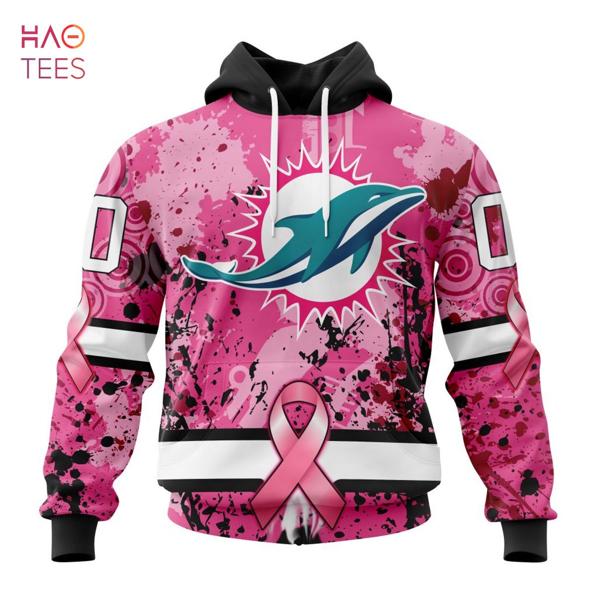 Nfl Miami Dolphins I Pink I Can! In October We Wear Pink Breast Cancer Hoodie 3D