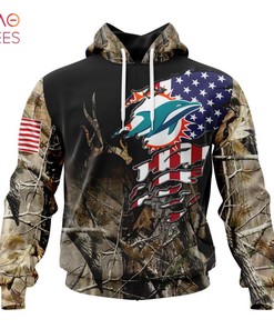Nfl Miami Dolphins Special Camo Realtree Hunting Hoodie 3D